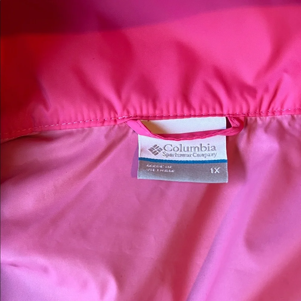 Columbia Bright Pink Outdoor Jacket - Picture 3 of 3